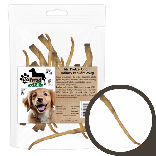Mr. Pretzel Ogon wołowy ze skórą 250g
