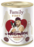 Family First WOŁOWINA z marchewką dla Psa 12x800g