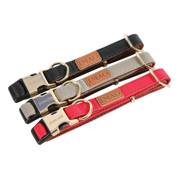 ZOLUX Obroża dla psa elegancka IMAO MAYFAIR 15 mm kol. czerwony
