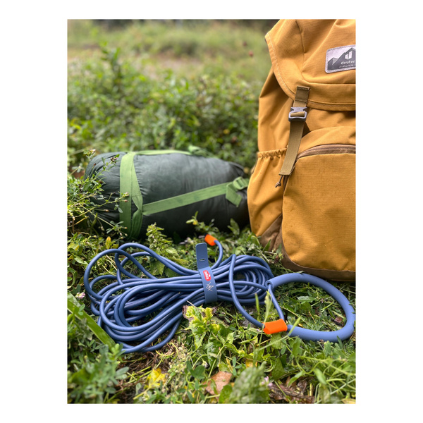 ZOLUX Smycz okrągła dla psa silikonowa BIVOUAK niebieska 15m