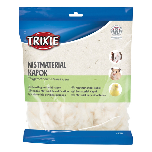 Trixie Szarpanka do gniazda kapok dla chomika 100g
