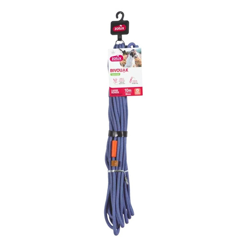ZOLUX Smycz okrągła dla psa BIVOUAK 6mm/10m niebieska