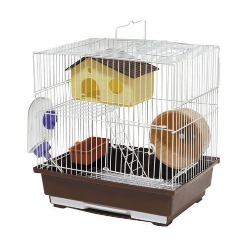 Panama Pet Klatka dla gryzoni 30x23x31 cm biało/brązowa