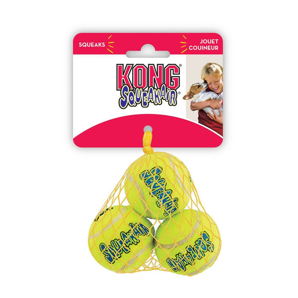 KONG Zabawka dla psa AST5E Squeaker Ball 3szt XS