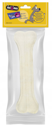 Hau Miau Kość prasowana biała 1szt/16,5cm