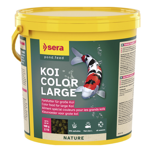 Sera Koi Color Large 3.800 ml granulat - pokarm postawowy dla Koi