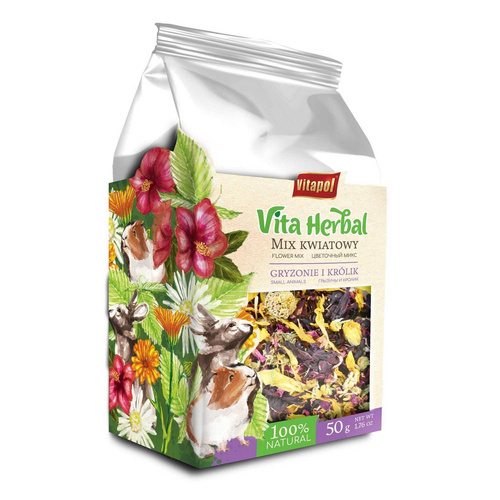 Vita Herbal Mix Kwiatowy dla Gryzoni i Królika 50g