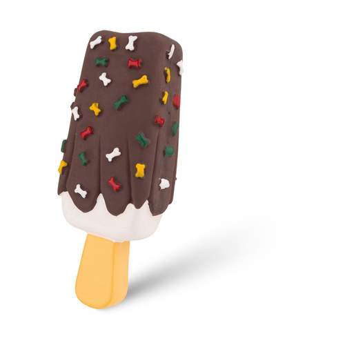 Barry King Zabawka, dla psa, lody na patyku, lateksowe, 14 cm