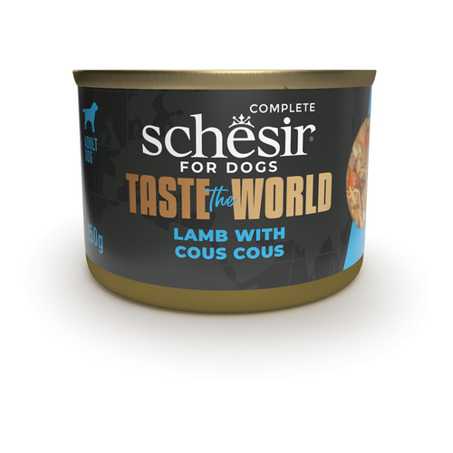 Schesir Taste the world karma mokra dla psów jagnięcina z kuskusem 150 g