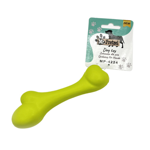 Mr. Pretzel Gryzak gumowy dla psa w kształcie kości 15cm