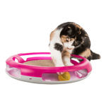 Trixie Zabawka dla kota z drapakiem Race & Scratch, plastic, 37 cm