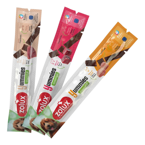 ZOLUX Miękki przysmak treningowy dla psa pałeczka YUMMIES wołowina 12g