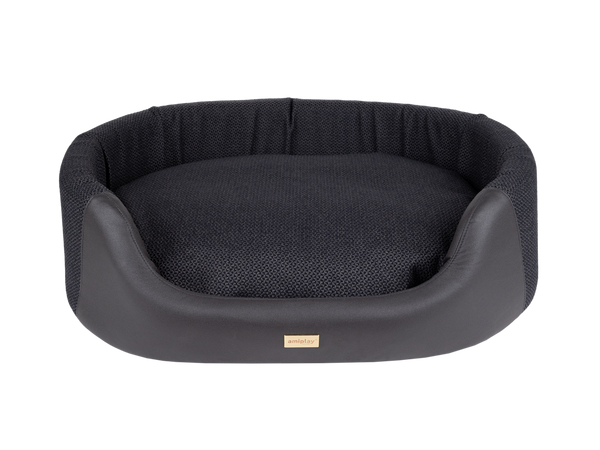 amiplay Legowisko Elipsa ZipClean Milano L 73x64x22cm Czarny