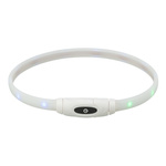 Trixie Obroża święcąca USB, dla psa, wielokolorowa, silikon, XS-XL: 65 cm/16 mm
