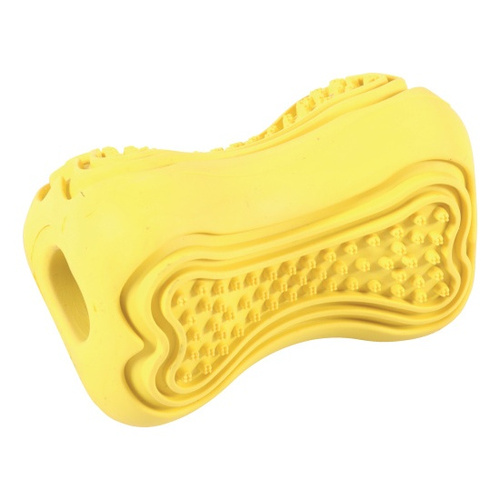 Zolux Zabawka kauczukowa dla psa wytrzymała TITAN roz.S kol. żółty
