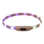 Trixie Obroża święcąca USB, dla psa, wielokolorowa, silikon, XS-XL: 65 cm/16 mm