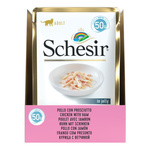 Schesir Karma mokra dla kotów kurczyk z szynką w galarecie 50 g