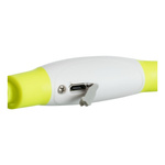 Trixie Obręcz z podświetleniem , USB, S-M: 40 cm/ 8 mm, zielona