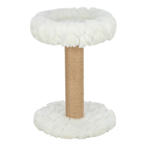 Trixie Mirella drapak stojący z legowiskiem dla kota biały 55 cm