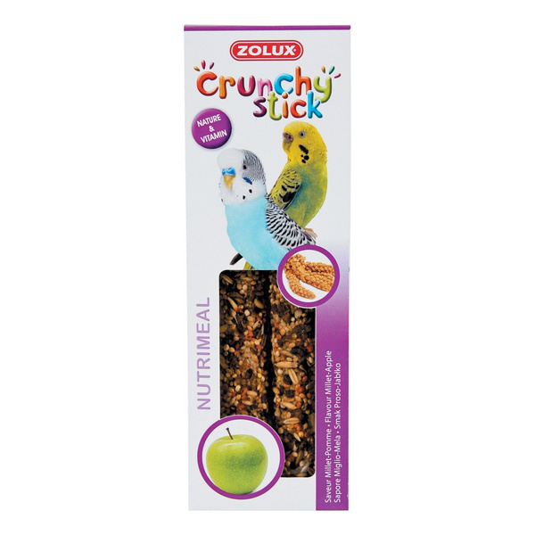 ZOLUX Kolba Crunchy Stick papuga mała proso jabłko 85 g