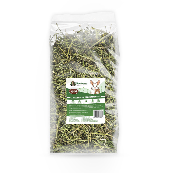 ProHerbs Fiołek trójbarwny 130g-skóra, oczyszczanie, trawienie i odporność!