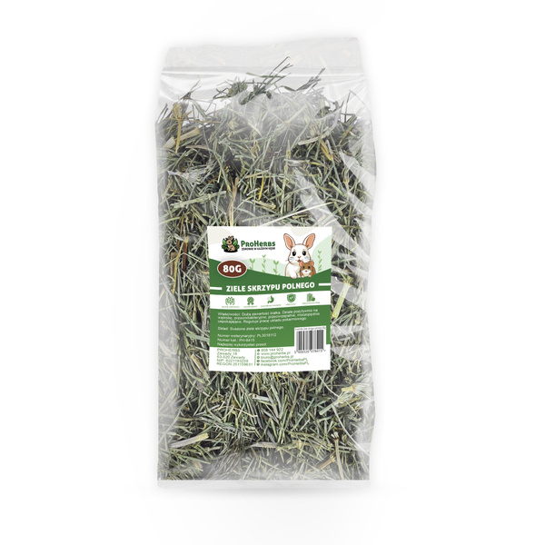 ProHerbs Ziele skrzypu 80g - mocne kości, trawienie i naturalna odporność!