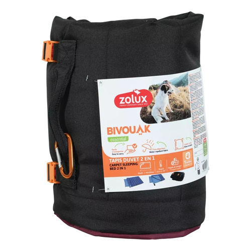 ZOLUX Śpiwór 2w1 dla psa BIVOUAK czerwony