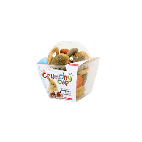 ZOLUX Przysmak naturalny dla gryzoni CRUNCHY CUP marchew lucerna 200g