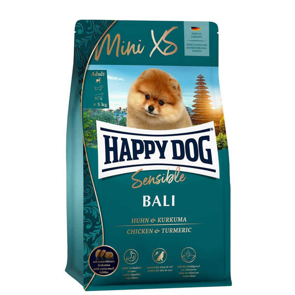 Happy Dog Mini XS Japan karma dla psa Kurczak kurkuma 1,3kg