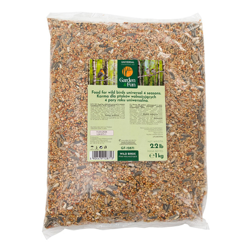 Garden Fun Karma dla ptaków wolnożyjących uniwerslna-4 pory roku 1 kg
