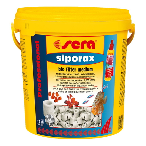 Sera Wkład biologiczny Siporax Professional 15 mm 10 l