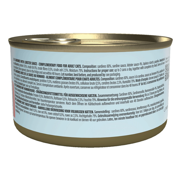 Schesir Cat Can Grill karma mokra dla kota sardynki w sosie z homara 70g