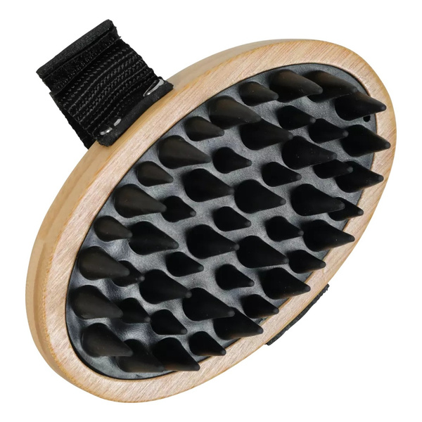 ZOLUX Gumowa szczotka drewniana dla psa do masażu DOG SALON