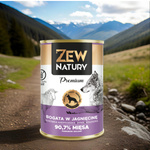 Mokra Karma Dla Psa Bogata w Jagnięcinę Puszka 800g Zew Natury PREMIUM