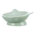 Trixie Miska ceramiczna Viviana podwyższona dla kota szałwia 14cm/ 150ml
