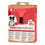 8in1 Zgrzebło dla psa do wyczesywania podszerstka Perfect Coat M