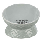 Trixie Miska podwyższona, dla psa, ceramika, szara, 0.35 l/17 cm