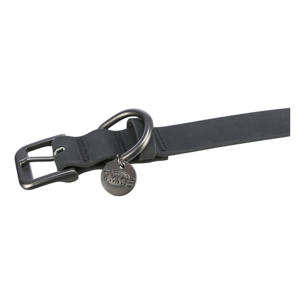 Trixie CityStyle, obroża, dla psa, czarna, PVC, S-M: 30-37 cm/20 mm