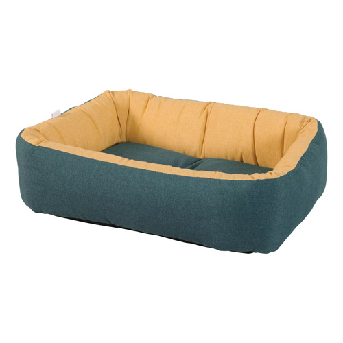 Zolux Legowisko prostokątne dla psa ONE SPRINGBOK 65 cm zielony/żółty