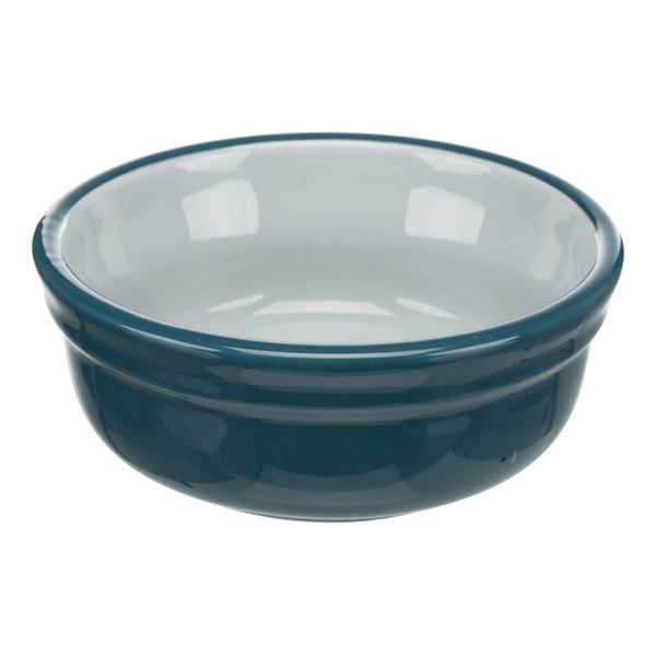 Trixie MISKI ceramiczne NA STOJAKU 2 x 250ml szare