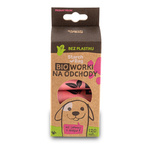 STARCHBAG Kompostowalne BIOworki na odchody 8 rolek x 15szt, kol. róż
