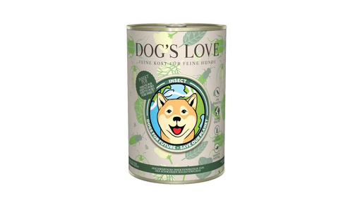 DOG'S LOVE Insekt pur - karma z owadów i warzyw (400g)