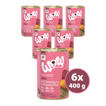 WOW Wild - dziczyzna z algami i batatami (6 szt. x 400g)