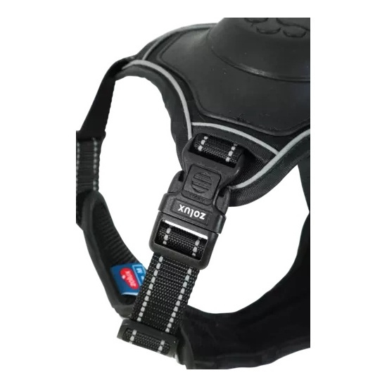 ZOLUX Szelki dla psa ze smyczą automatyczną Easyride S czarne