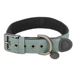 Trixie CityStyle, obroża, dla psa, bawełna, szałwiowa, S-M: 30-37 cm/25 mm, szeroka