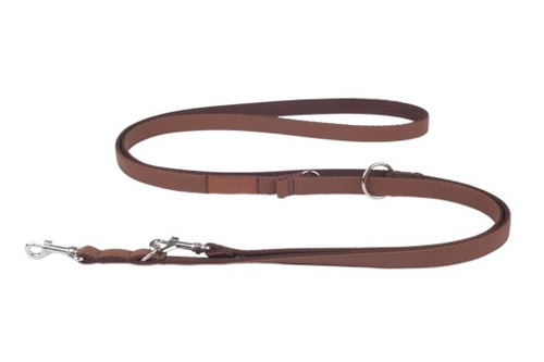 amiplay Smycz regulowana 6in1 New York M 100-200x1,5cm Brązowy