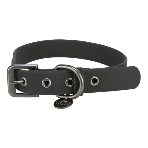 Trixie CityStyle, obroża, dla psa, czarna, PVC, M-L: 40-47 cm/25 mm