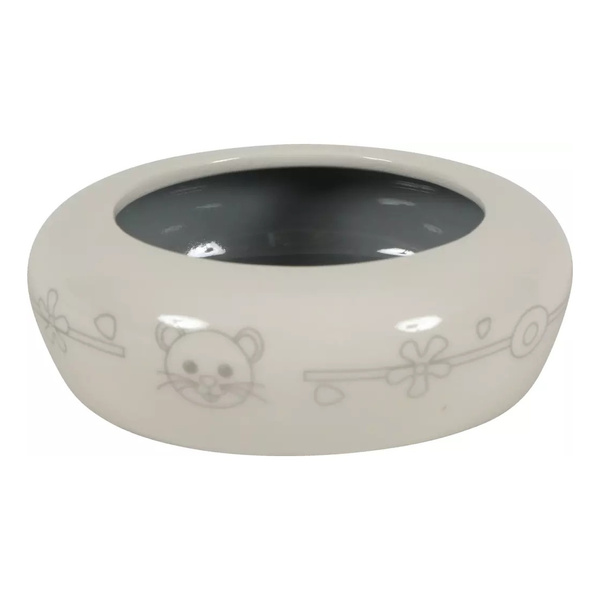 ZOLUX Miska ceramiczna dla gryzonia 100 ml kol. beżowy/szary