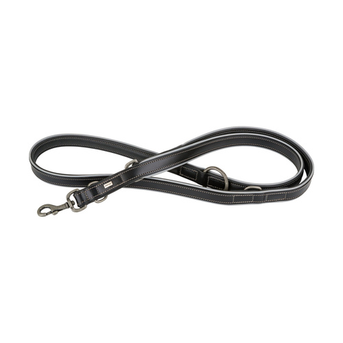 Barry King Smycz skórzana, 25 mm / 200 cm, czarna