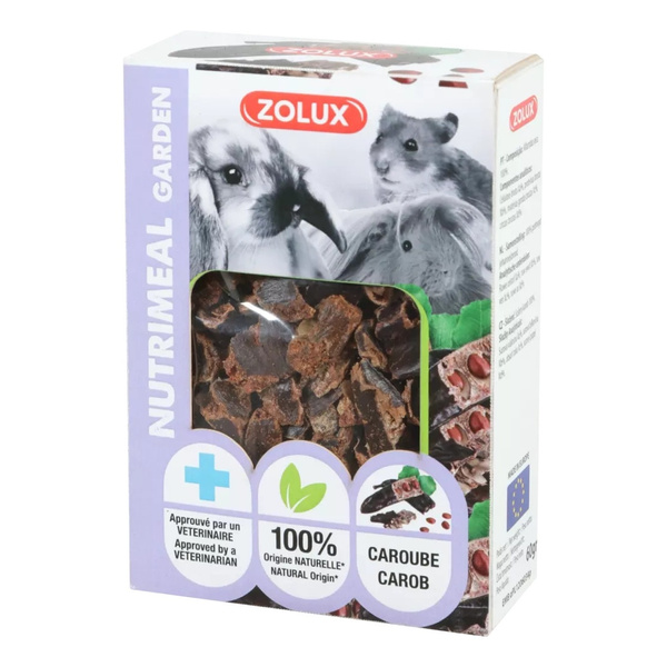 ZOLUX Przysmak naturalny dla gryzoni NUTRIMEAL3 GARDEN karob 60 g